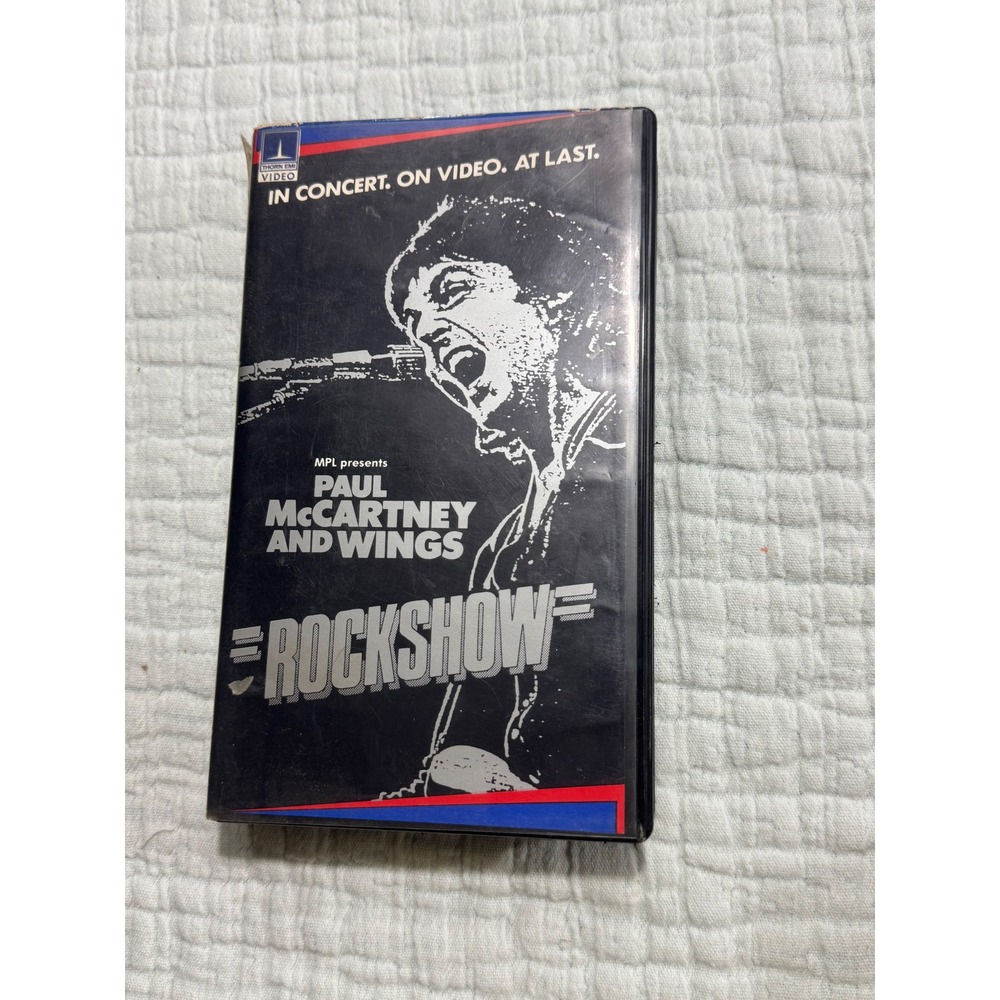 Vintage 1981 Thorn EMI Paul McCartney And Wings ROCKSHOW Concert VHS Beatles